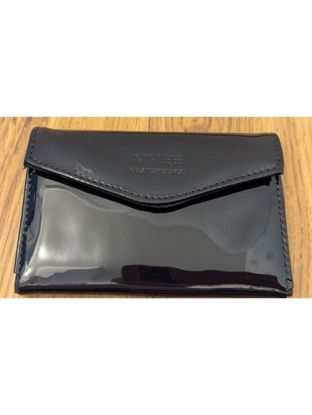 Aimee Kestenberg Navy Patent Leather Travel Jewelry Case